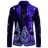 Blazer Embroidery Velvet men's jacket